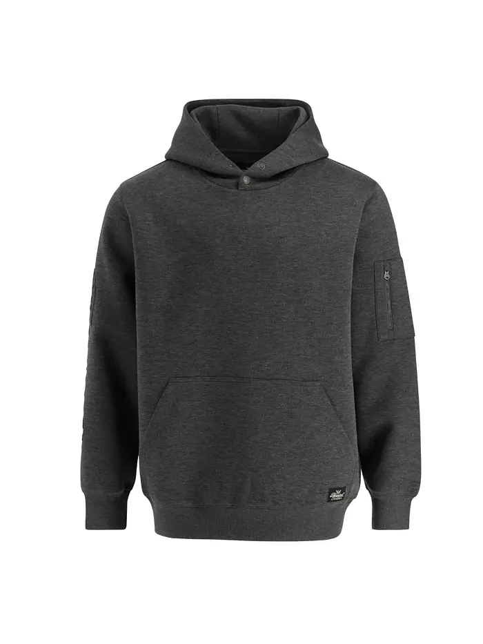 Мужская водоотталкивающая худи на молнии Performance Pullover Hoodie Thorogood — изображение 1 из 6, темно-серый