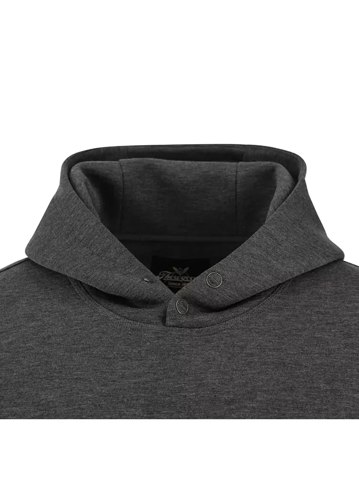 Мужская водоотталкивающая худи на молнии Performance Pullover Hoodie Thorogood — изображение 4 из 6, темно-серый