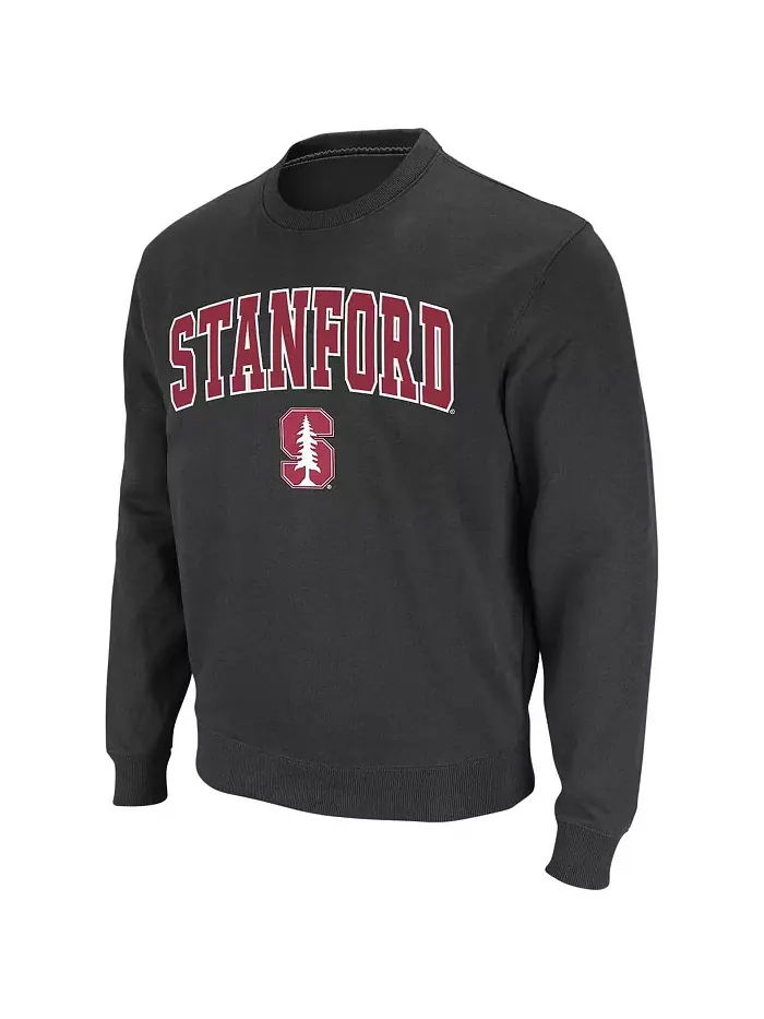 Мужской свитшот с аркой и логотипом Stanford Cardinal Colosseum — изображение 2 из 7, темно-серый