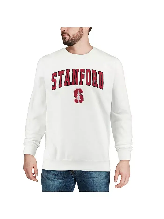 Мужской свитшот с аркой и логотипом Stanford Cardinal Colosseum — изображение 7 из 7, темно-серый