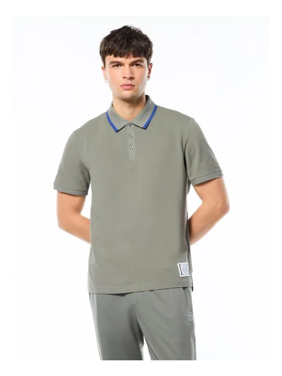 Поло с коротким рукавом Sergio Tacchini — изображение 1 из 5, зеленый