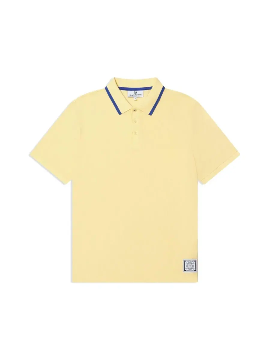 Поло мужское с воротником-поло Sergio Tacchini, Lemon Meringue — изображение 5 из 5