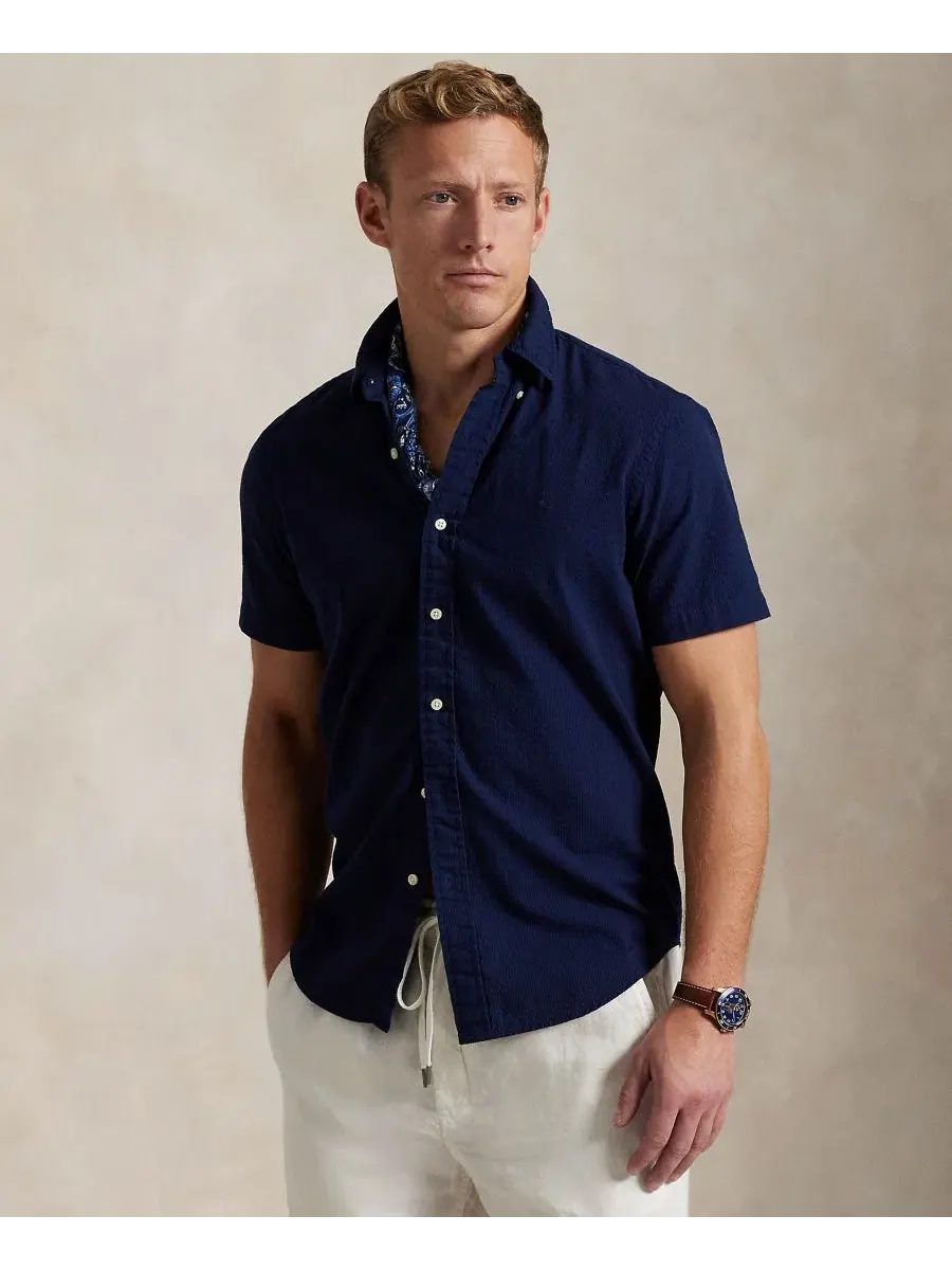 Мужская рубашка классического кроя RL Prepster из сшитого хлопка Polo Ralph Lauren