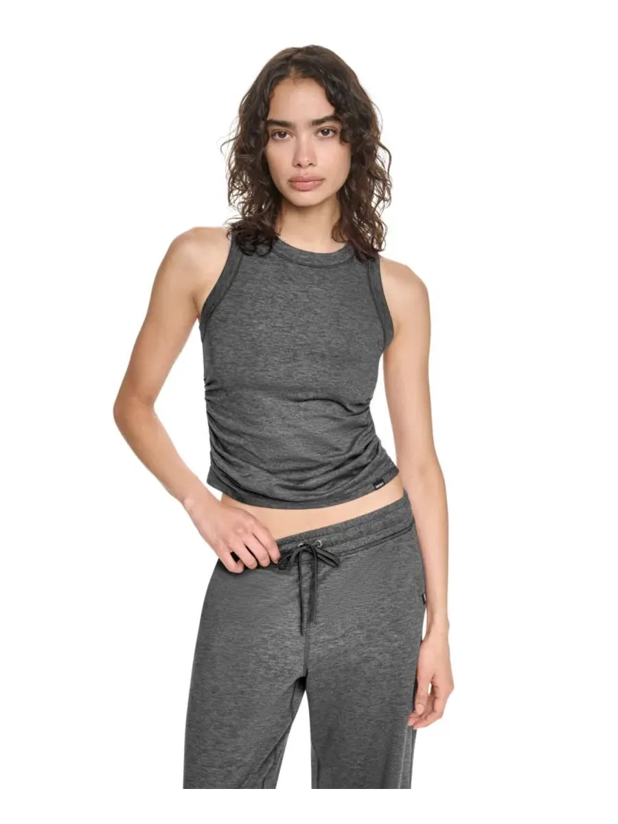 Женский топ DKNY Sport с круглым вырезом — изображение 4 из 5, черный
