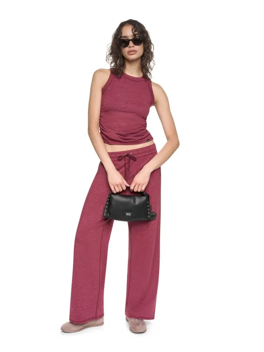 Топ с круглым вырезом Spacedye DKNY Sport, Claret Spacedye — изображение 2 из 5