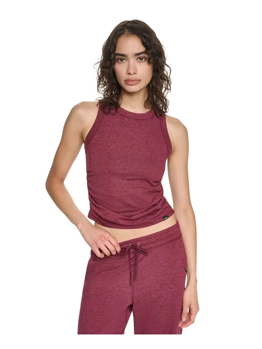 Топ с круглым вырезом Spacedye DKNY Sport, Claret Spacedye — изображение 4 из 5