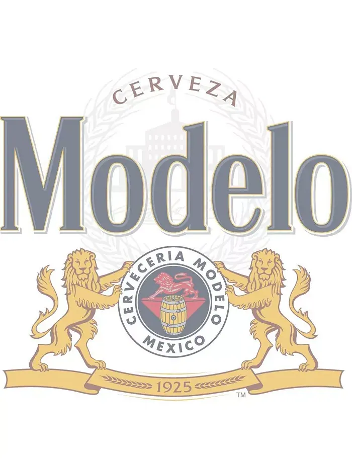 Мужская футболка с графическим принтом Beer Logo Crest, цвет charcoal heather, размер S Modelo — изображение 2 из 4