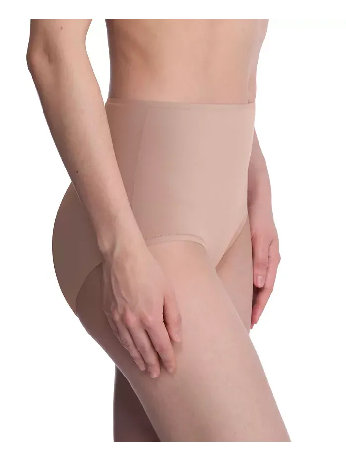 Женские трусики-слипы Bliss Bare Cotton с высокой талией 778346 Natori — изображение 2 из 5, кофе