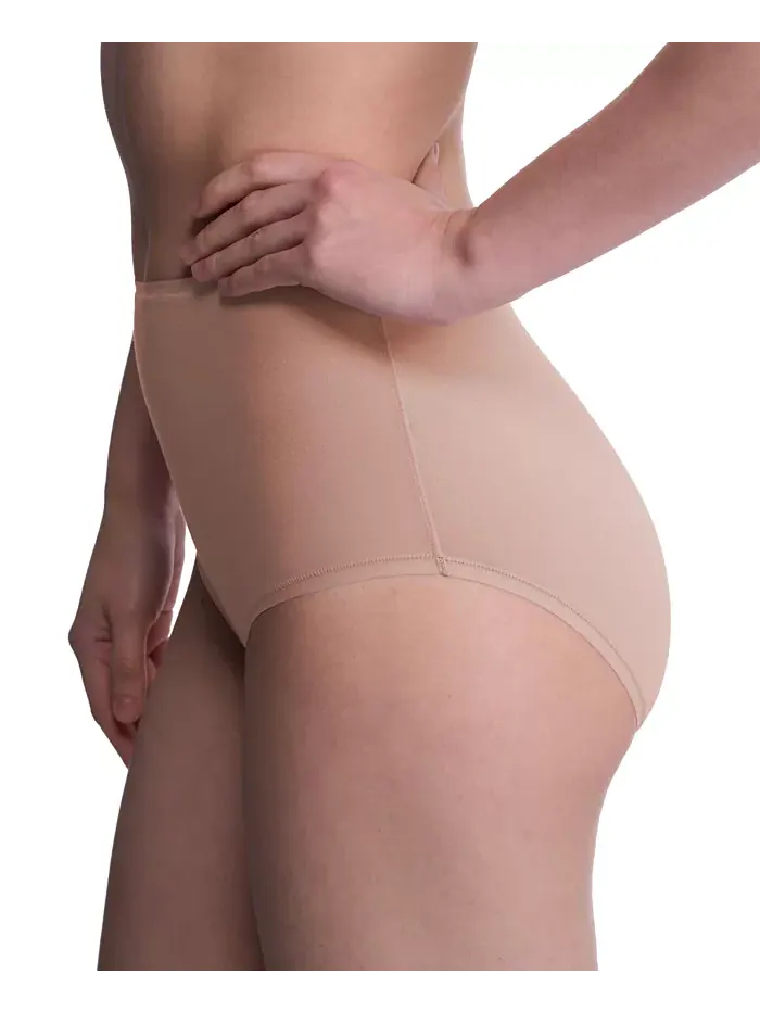 Женские трусики-слипы Bliss Bare Cotton с высокой талией 778346 Natori — изображение 3 из 5, кофе