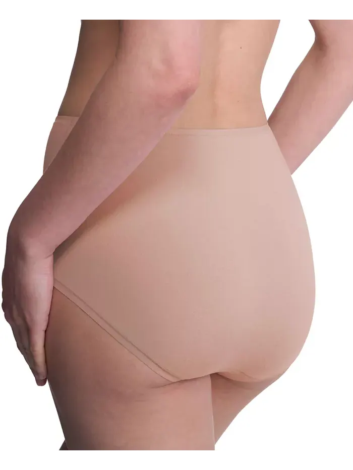 Женские трусики-слипы Bliss Bare Cotton с высокой талией 778346 Natori — изображение 4 из 5, кофе