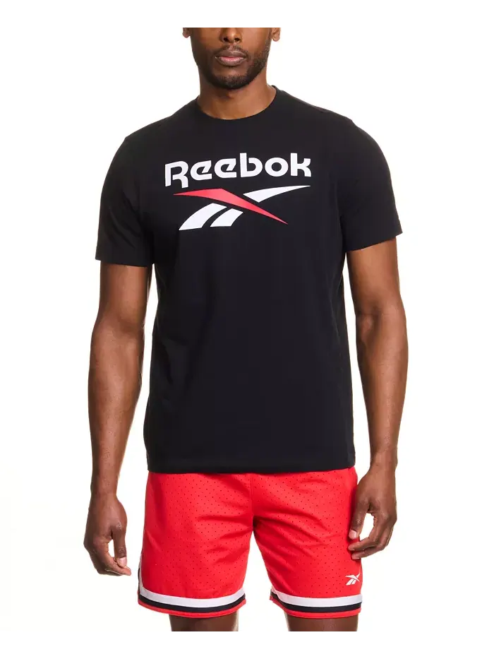 Мужская классическая футболка с логотипом Reebok