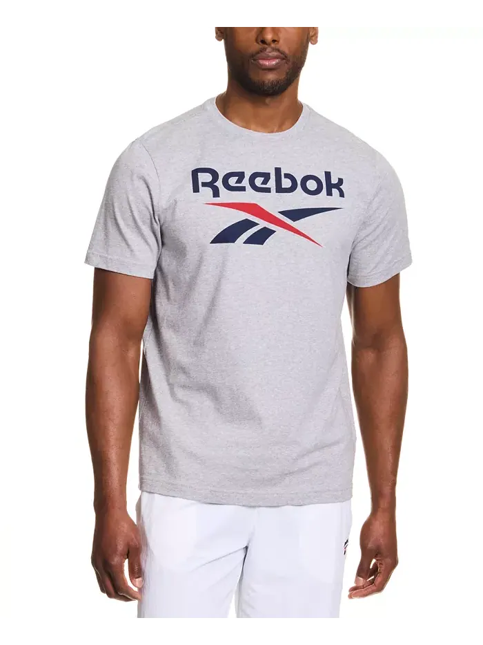 Мужская классическая футболка с логотипом Reebok