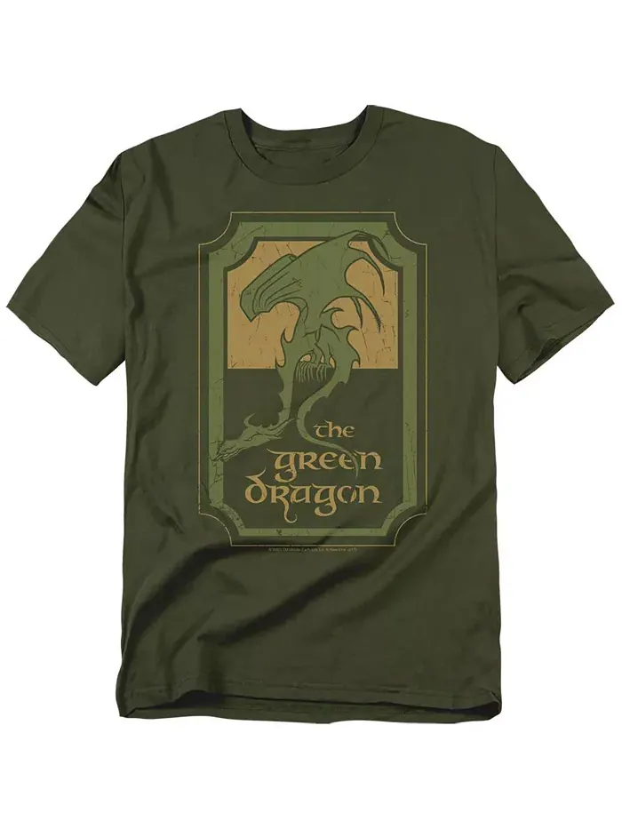 Футболка Big & Tall The Green Dragon Tavern Lord Of The Rings — изображение 1 из 3, зеленый