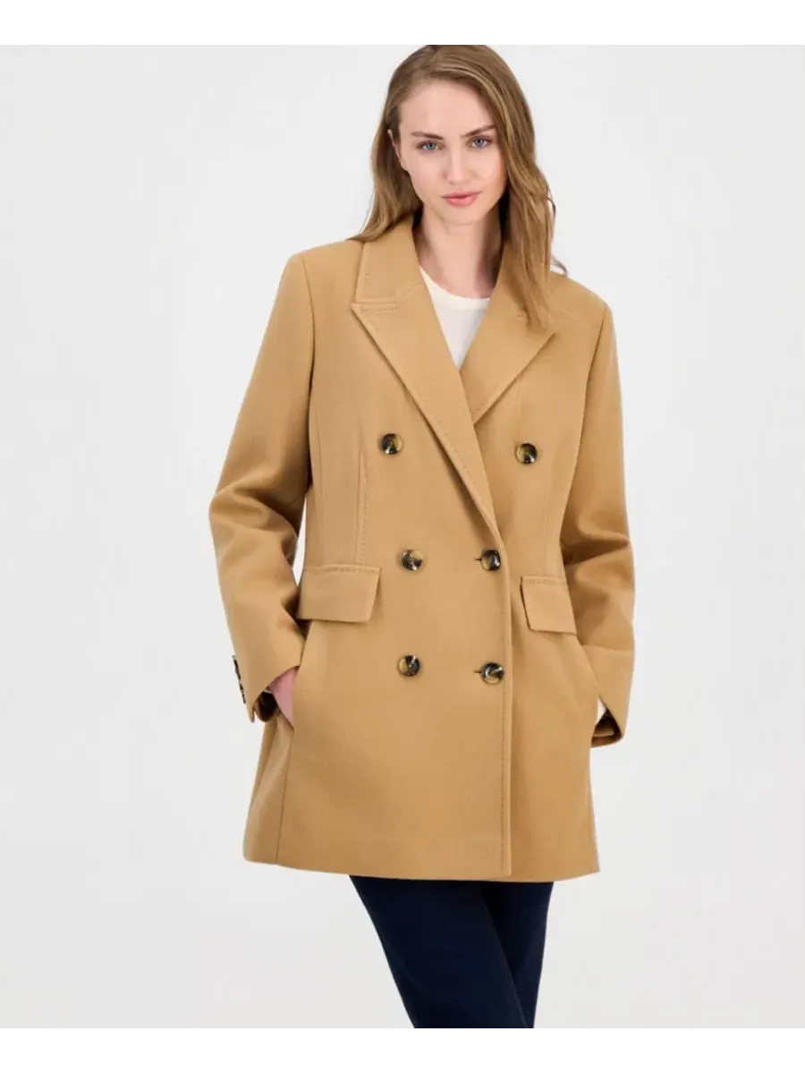 Женское пальто-пиджачок двубортное Anne Klein