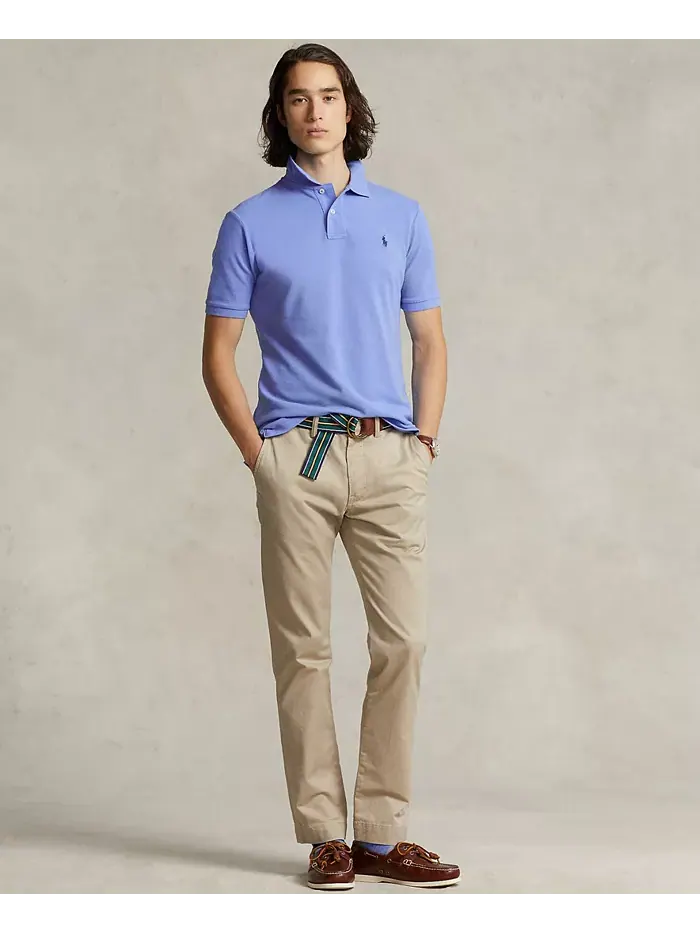Мужские узкие эластичные брюки чинос Polo Ralph Lauren — изображение 1 из 3, хаки бежевый