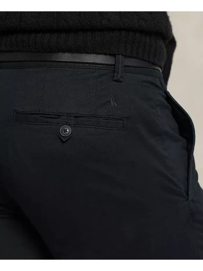 Мужские узкие эластичные брюки чинос Polo Ralph Lauren — изображение 3 из 7, черный