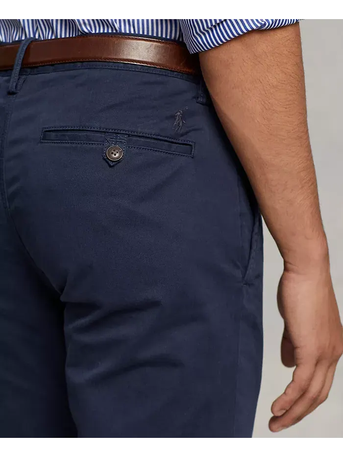 Мужские узкие эластичные брюки чинос Polo Ralph Lauren — изображение 3 из 6, синий