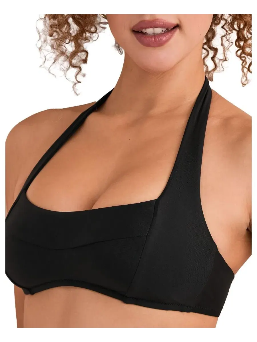 Верхняя часть купальника Perry Swimwear для женщин Adore Me — изображение 2 из 4, черный