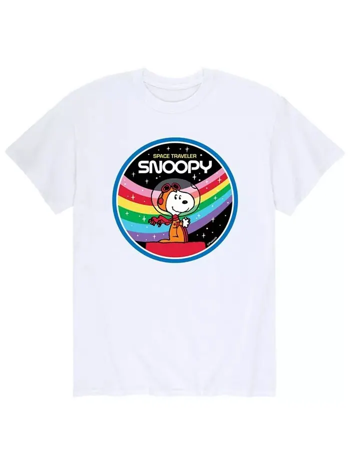 Мужская футболка Peanuts Snoopy Space AIRWAVES — изображение 1 из 2, белый