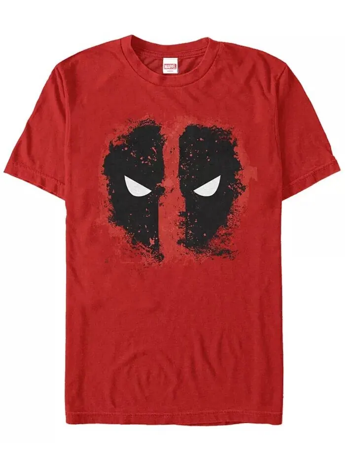 Футболка с коротким рукавом Deadpool Eyes Glare из коллекции комиксов Marvel для мужчин Fifth Sun — изображение 1 из 1