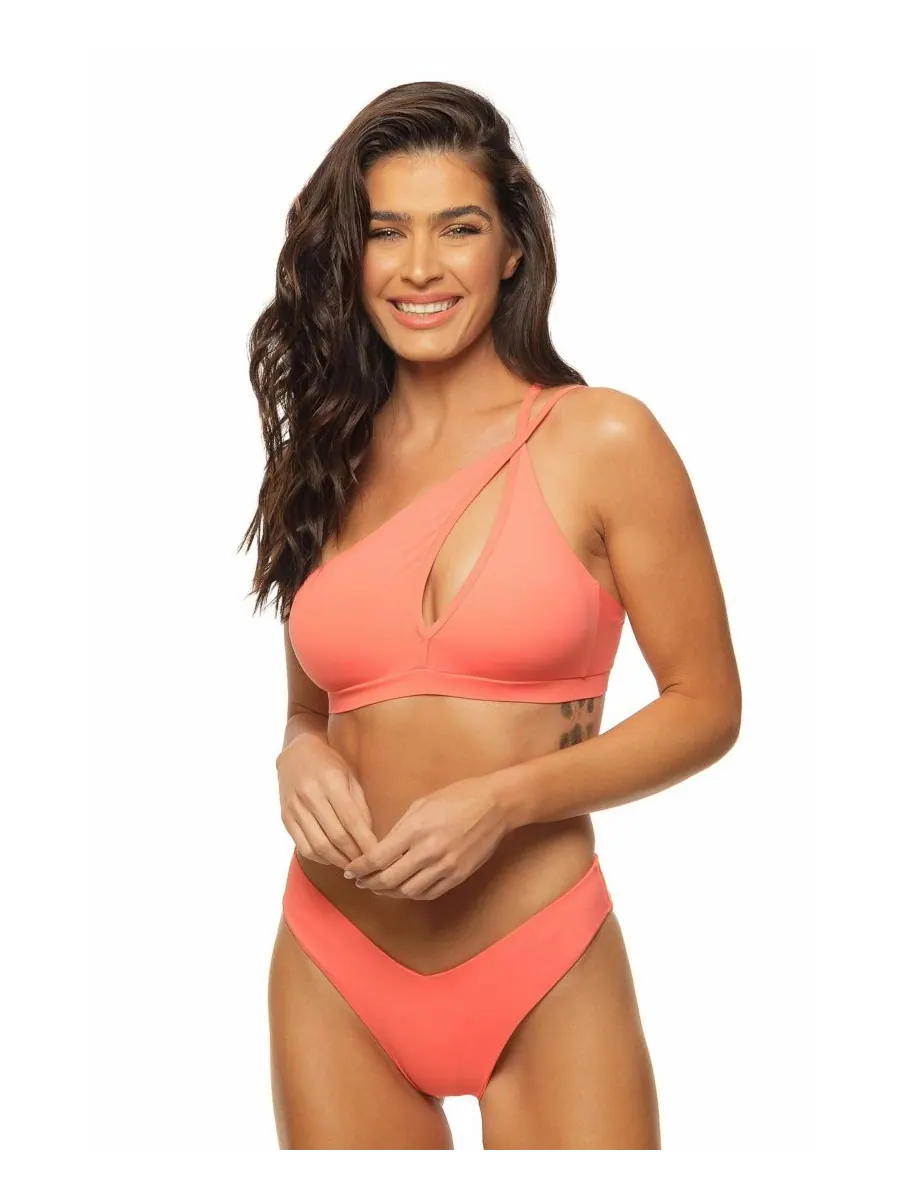 Классические плавки бикини с V-образным вырезом спереди для женщин Guria Beachwear — изображение 3 из 3, оранжевый