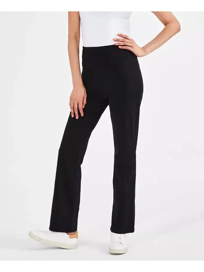 Леггинсы Petite с высокой посадкой Style & Co — изображение 1 из 2, глубокий черный