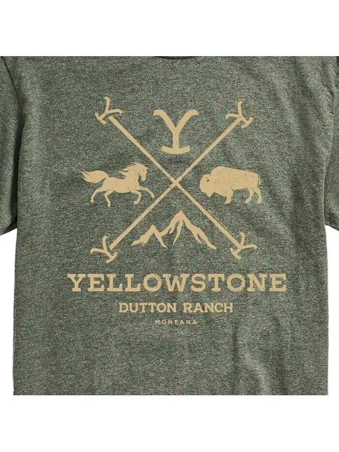 Мужская футболка с коротким рукавом Hybrid Apparel Yellowstone AIRWAVES — изображение 7 из 8, черный