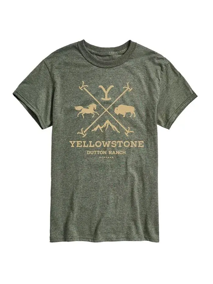 Мужская футболка с коротким рукавом Hybrid Apparel Yellowstone AIRWAVES — изображение 8 из 8, черный
