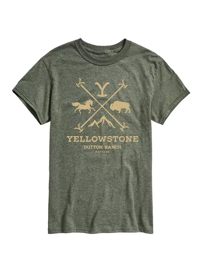 Футболка мужская с коротким рукавом Hybrid Apparel Yellowstone AIRWAVES — изображение 6 из 9, коричневый