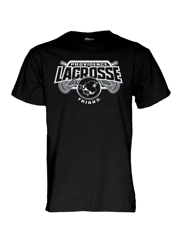 Мужская и женская черная футболка Providence Friars 2024 года для лакросса Blue 84 — изображение 3 из 3