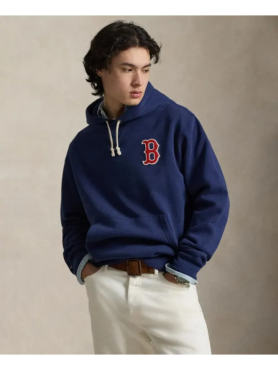 Мужская толстовка с длинными рукавами Polo Ralph Lauren, темно-cobalt — изображение 1 из 5, кобальт