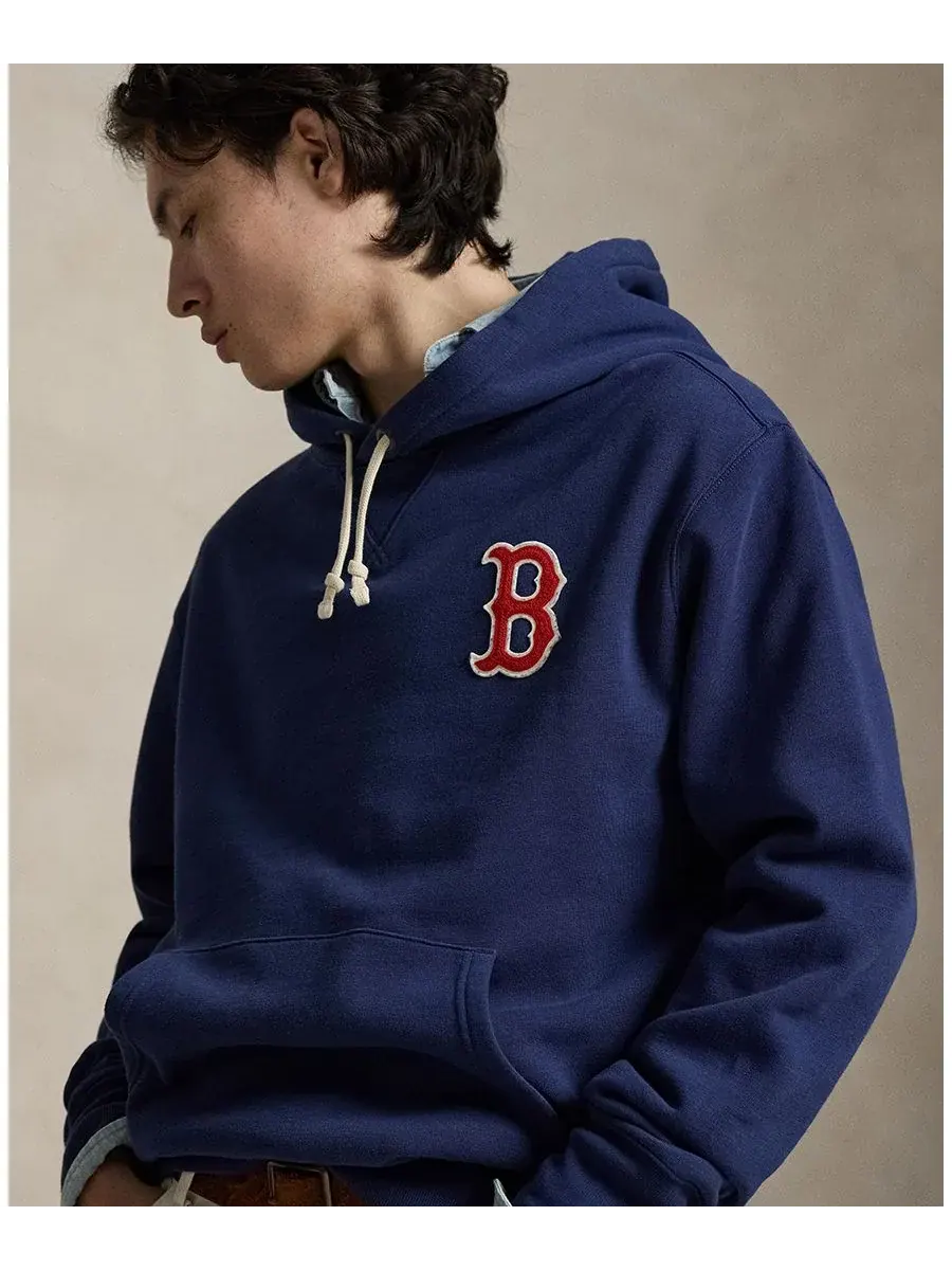 Мужская толстовка с длинными рукавами Polo Ralph Lauren, темно-cobalt — изображение 3 из 5, кобальт