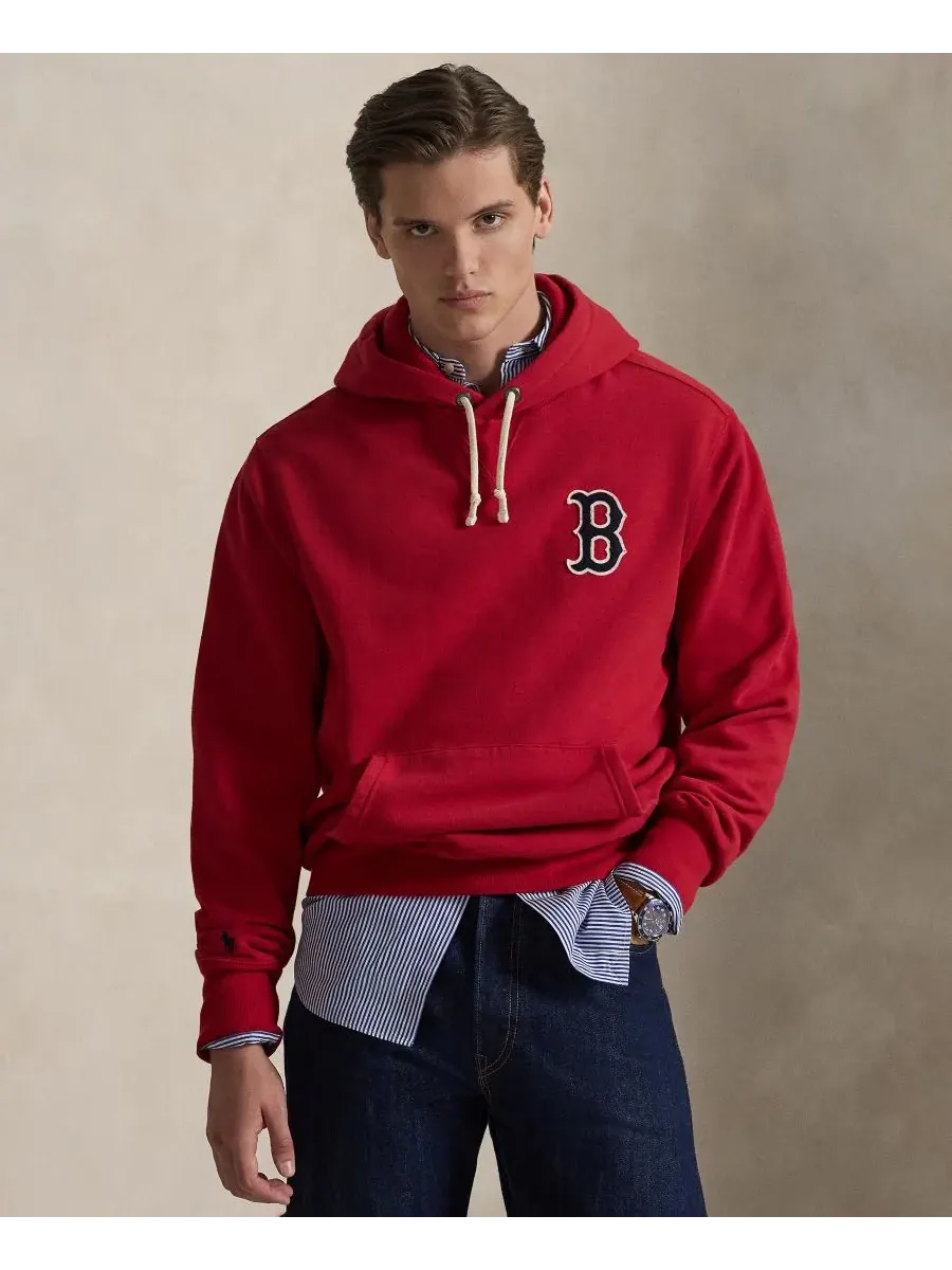 Мужская толстовка с длинными рукавами Polo Ralph Lauren — изображение 1 из 5, красный