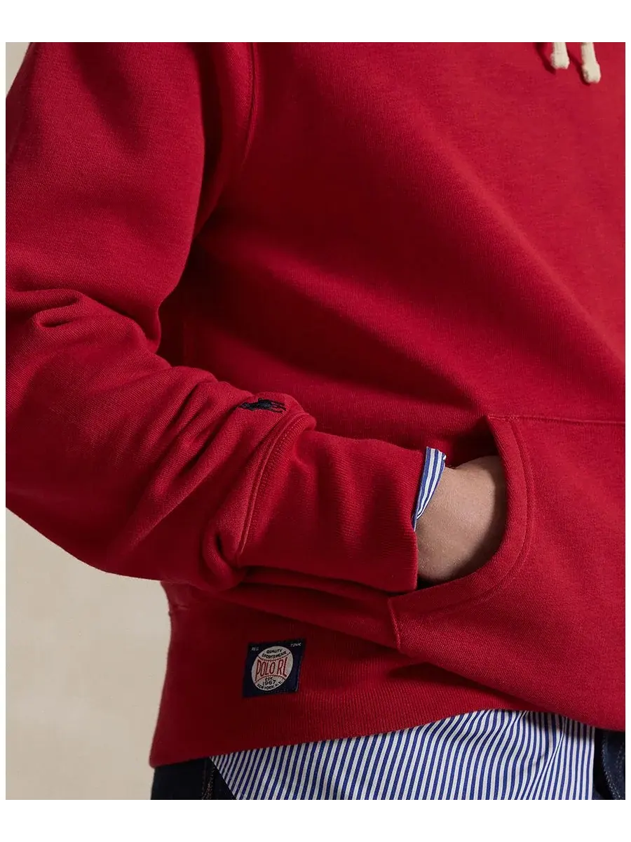 Мужская толстовка с длинными рукавами Polo Ralph Lauren — изображение 3 из 5, красный
