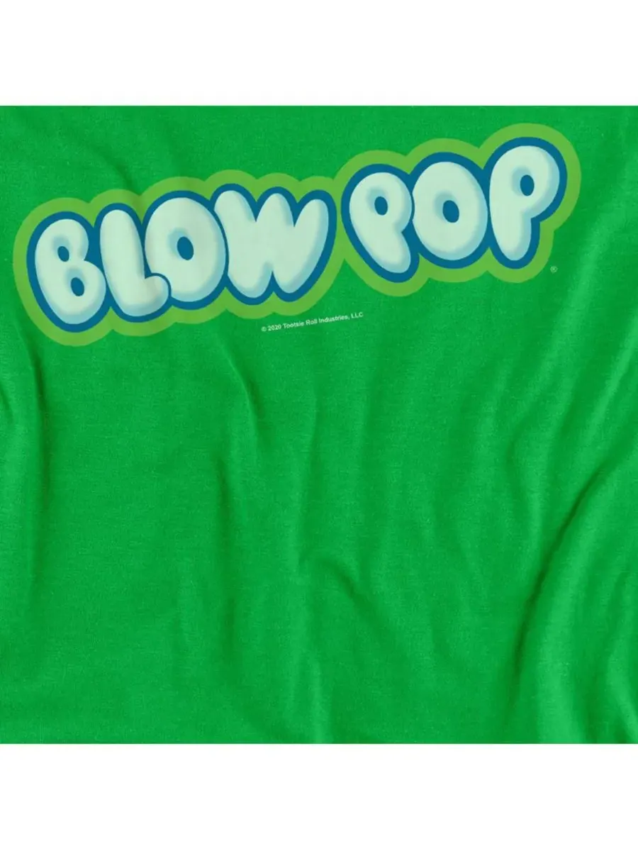Мужская футболка с логотипом Blow Pop Tootsie Roll — изображение 2 из 3, зеленый