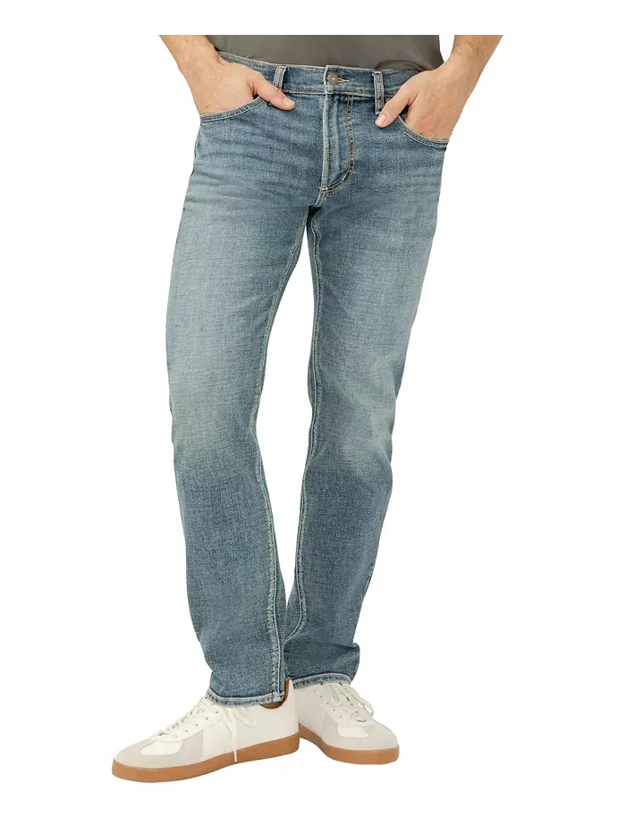 Мужские джинсы Konrad Slim Fit с зауженными штанинами Silver Jeans Co. — изображение 1 из 3, синий