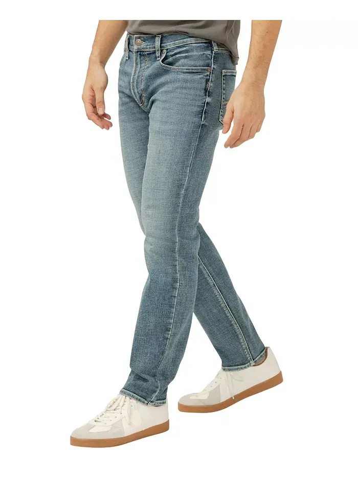 Мужские джинсы Konrad Slim Fit с зауженными штанинами Silver Jeans Co. — изображение 2 из 3, синий