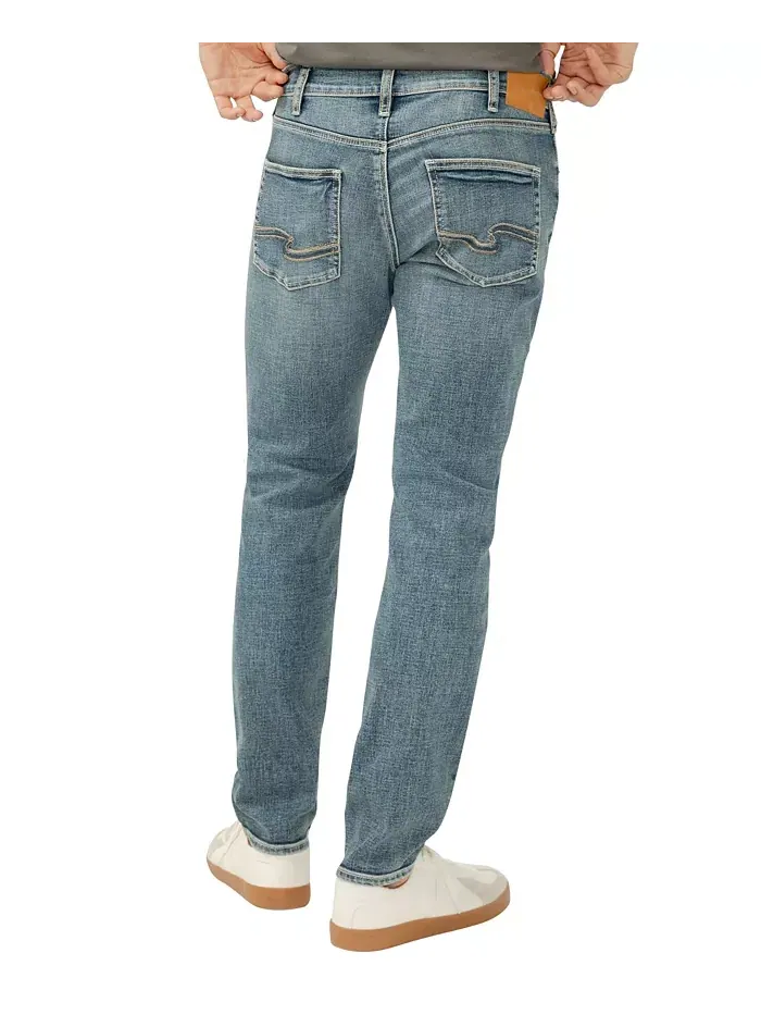 Мужские джинсы Konrad Slim Fit с зауженными штанинами Silver Jeans Co. — изображение 3 из 3, синий