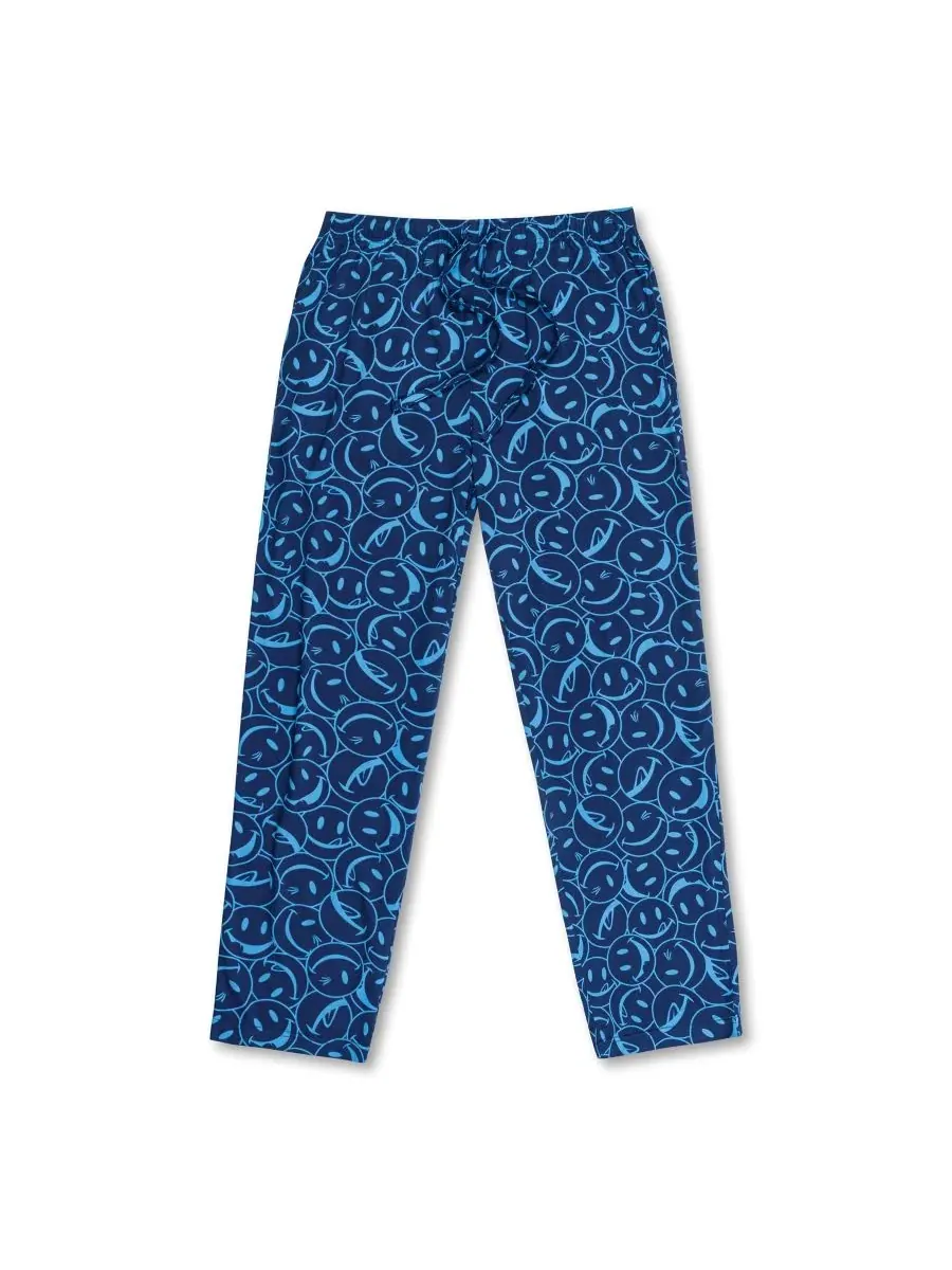 Мужские пижамные штаны Yummy Joe Boxer, синийprint — серый