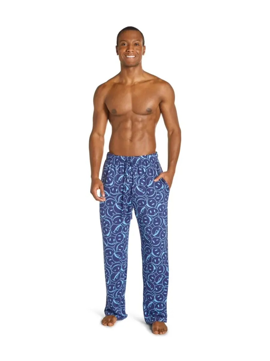 Мужские пижамные штаны Yummy Joe Boxer, синийprint — изображение 2 из 4, серый