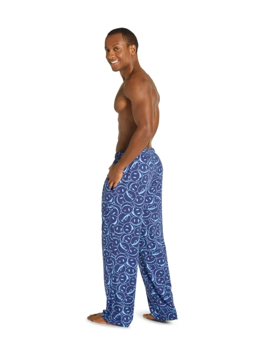 Мужские пижамные штаны Yummy Joe Boxer, синийprint — изображение 3 из 4, серый