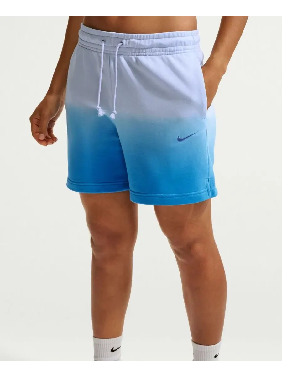 Женские спортивные шорты Phoenix Fleece средней посадки Nike — изображение 2 из 5, синий/светлый синий