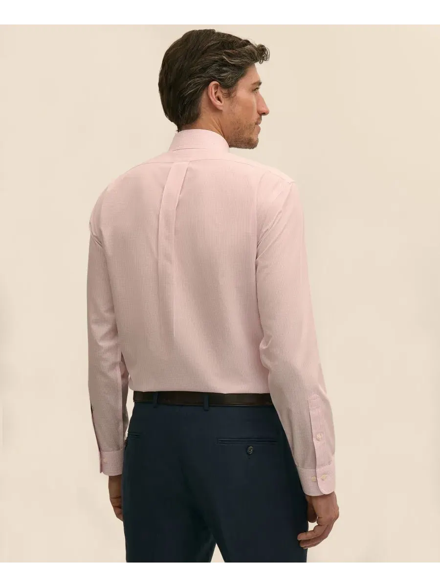 Мужская рубашка Ainsley с широким воротником Brooks Brothers — изображение 3 из 3, светлый розовый