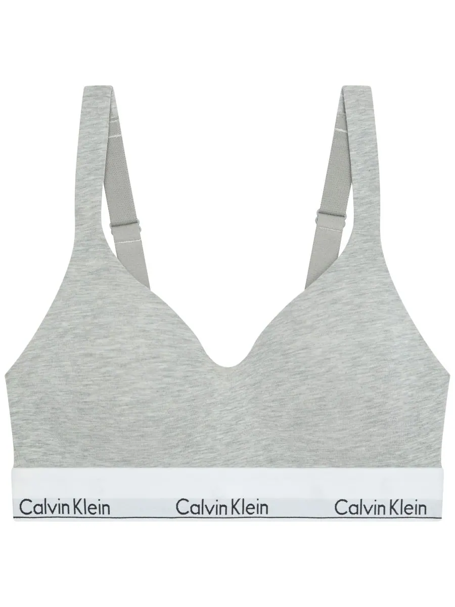 Женский бюстгальтер-топ с полной поддержкой и эффектом подтяжки Calvin Klein — изображение 5 из 6, ландыш