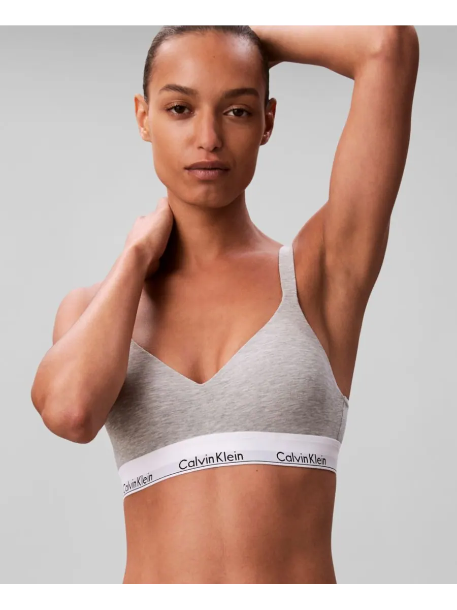 Женский бюстгальтер-топ с полной поддержкой и эффектом подтяжки Calvin Klein — изображение 6 из 6, ландыш