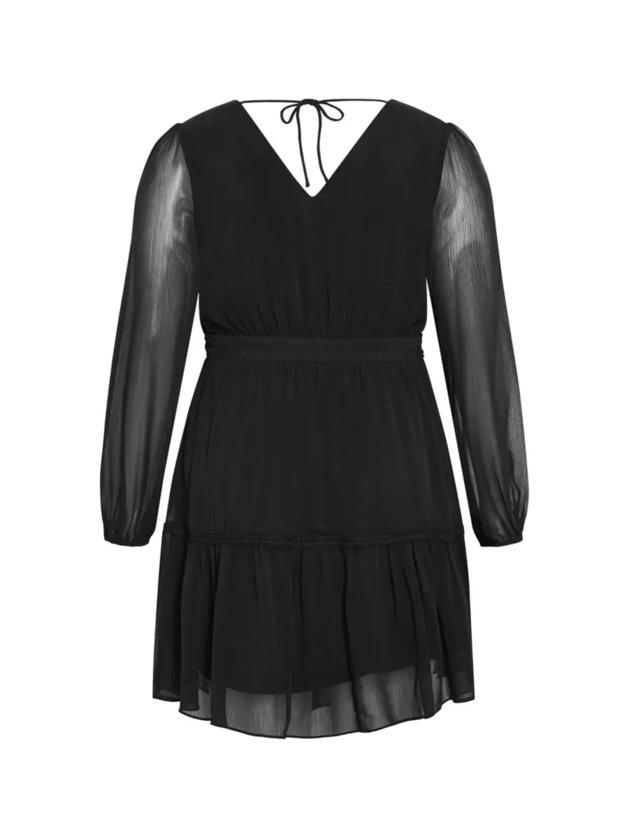 Женское платье Кики CITY CHIC — изображение 5 из 5, черный