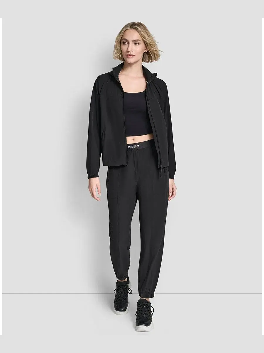 Женские спортивные брюки с высокой посадкой Dkny Sport — изображение 2 из 4, черный