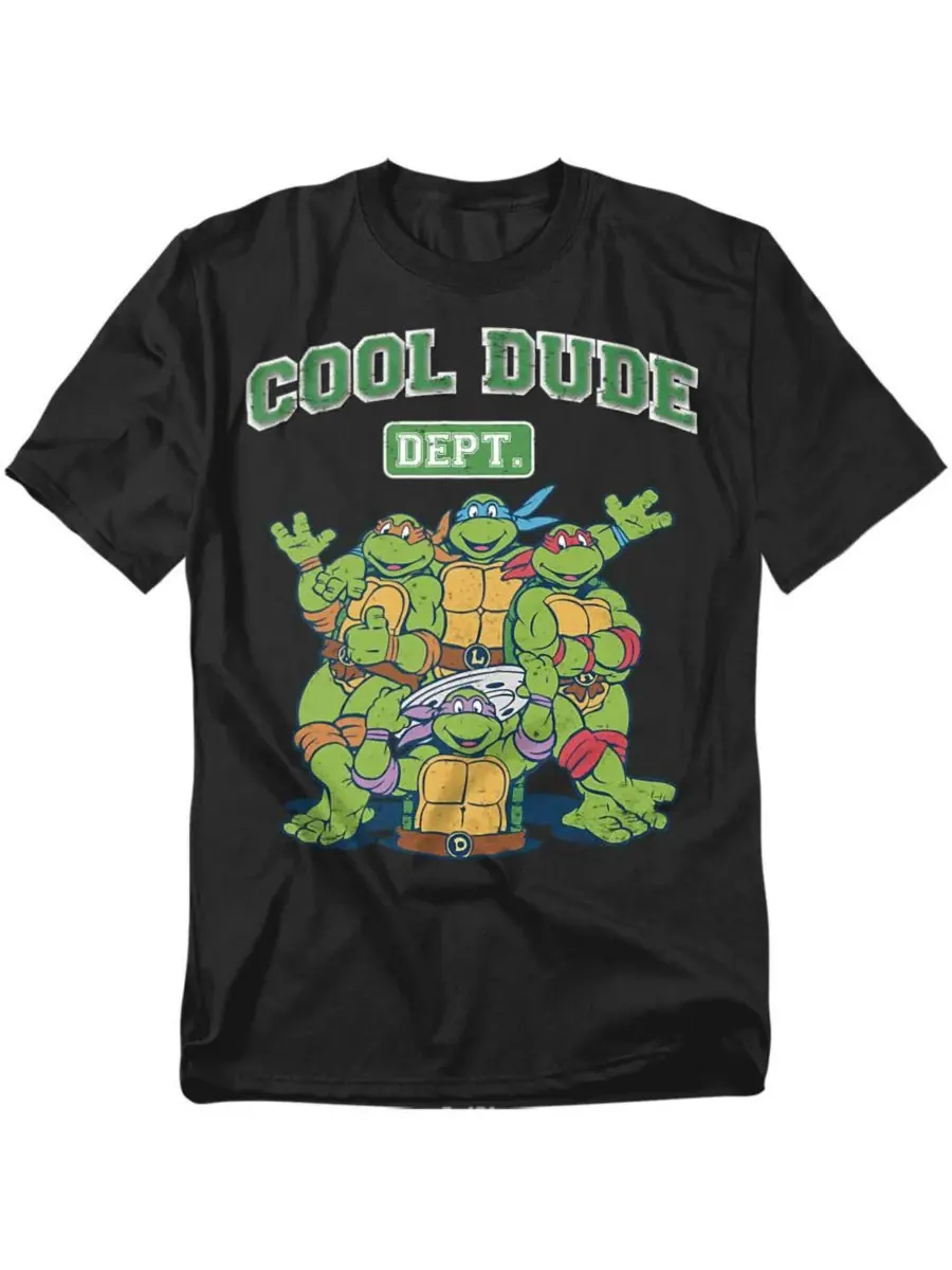 Мужская футболка Cool Dude Department Teenage Mutant Ninja Turtles — изображение 1 из 3, черный