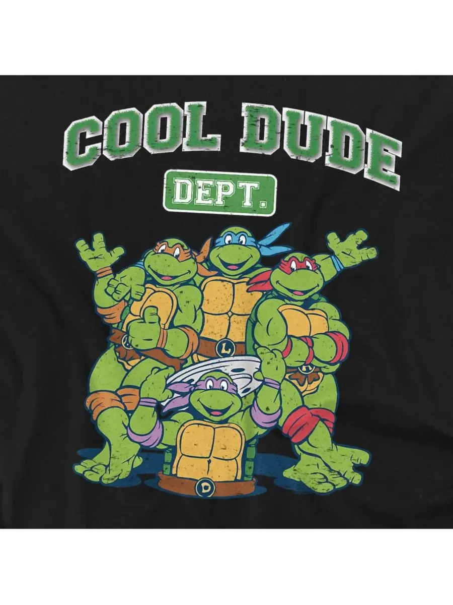 Мужская футболка Cool Dude Department Teenage Mutant Ninja Turtles — изображение 2 из 3, черный