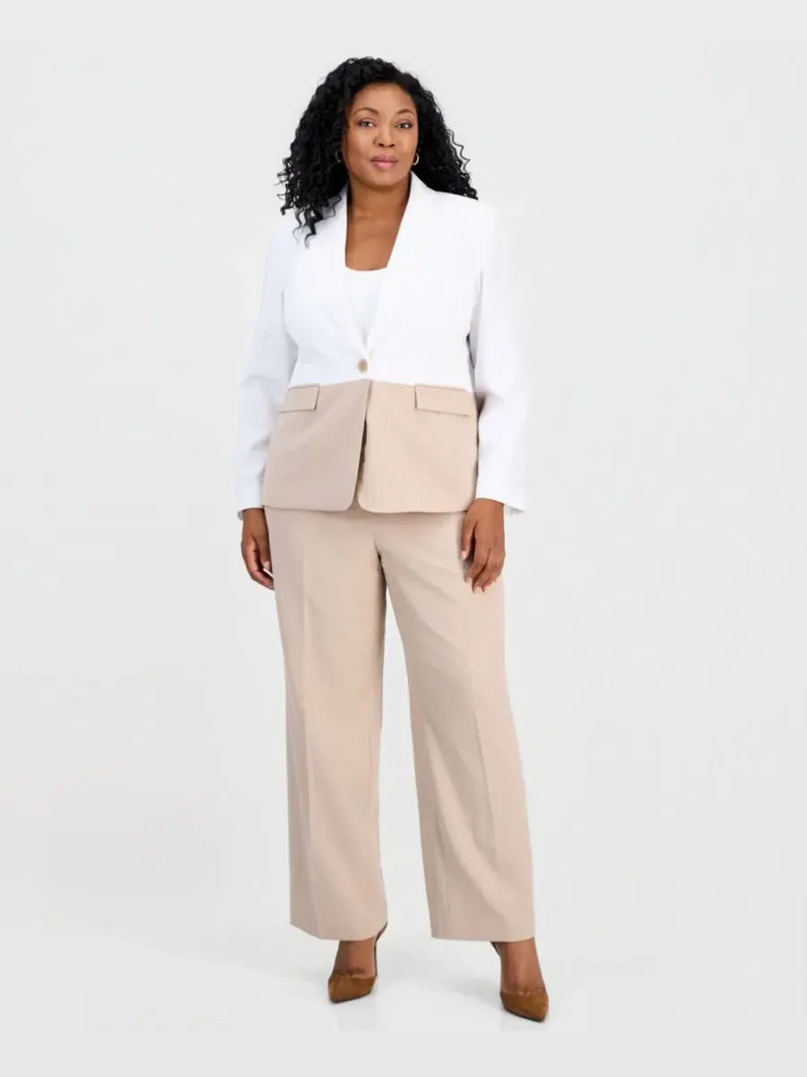 Костюм женский из двух предметов с жакетом и брюками Le Suit — изображение 1 из 3